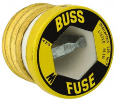 Cooper Bussmann - 125 VAC, 6 Amp, Fast-Acting Plug Fuse - 1.21" OAL, 10 (RMS Symmetrical) kA Rating - Benchmark Tooling