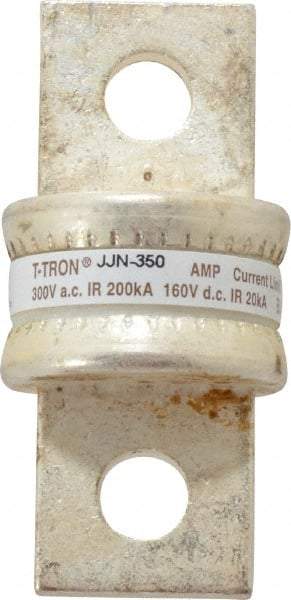 Cooper Bussmann - 160 VDC, 300 VAC, 350 Amp, Fast-Acting General Purpose Fuse - Bolt-on Mount, 2-3/4" OAL, 20 at DC, 200 at AC (RMS) kA Rating, 1" Diam - Benchmark Tooling