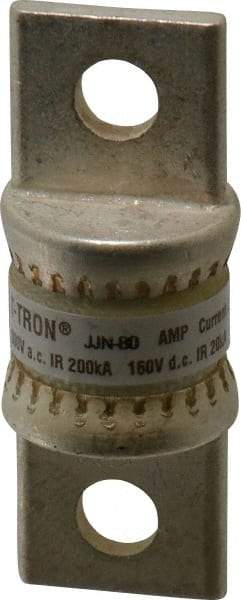 Cooper Bussmann - 160 VDC, 300 VAC, 80 Amp, Fast-Acting General Purpose Fuse - Bolt-on Mount, 2-5/32" OAL, 20 at DC, 200 at AC (RMS) kA Rating, 3/4" Diam - Benchmark Tooling