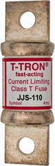 Cooper Bussmann - 600 VAC, 110 Amp, Fast-Acting General Purpose Fuse - Bolt-on Mount, 3-1/4" OAL, 200 at AC (RMS) kA Rating, 7/8" Diam - Benchmark Tooling