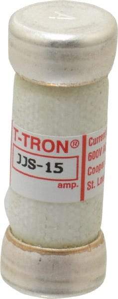Cooper Bussmann - 600 VAC, 15 Amp, Fast-Acting General Purpose Fuse - Fuse Holder Mount, 1-1/2" OAL, 200 at AC (RMS) kA Rating, 9/16" Diam - Benchmark Tooling