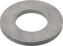 Gibraltar - 1" Screw, Grade 18-8 Stainless Steel Standard Flat Washer - 1-1/32" ID x 2" OD, 3/16" Thick, Plain Finish - Benchmark Tooling