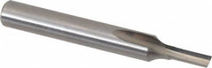 Onsrud - 1/8" Diam, 1/4" Shank Diam, 5/16" Length of Cut, 1 Flute Single Edge Straight Router Bit - 2" Overall Length, Right Hand Cut, Solid Carbide - Benchmark Tooling