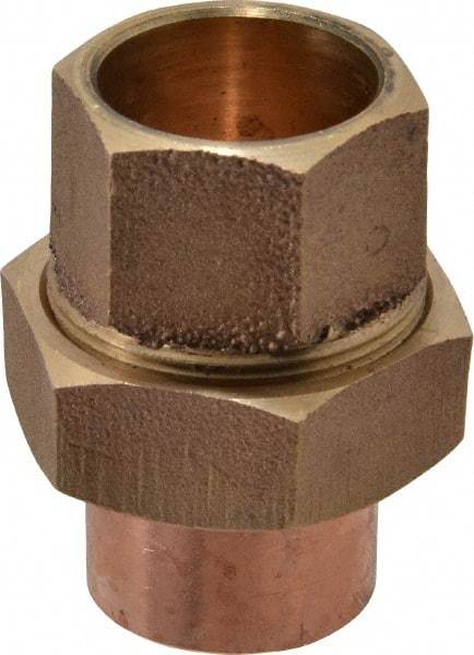 NIBCO - 1" Cast Copper Pipe Union - C x C, Pressure Fitting - Benchmark Tooling