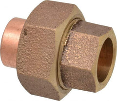 NIBCO - 1/2" Cast Copper Pipe Union - C x C, Pressure Fitting - Benchmark Tooling