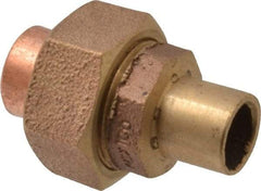 NIBCO - 1/2" Cast Copper Pipe Union - FTG x C, Pressure Fitting - Benchmark Tooling