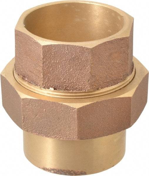 NIBCO - 2-1/2" Cast Copper Pipe Union - C x C, Pressure Fitting - Benchmark Tooling