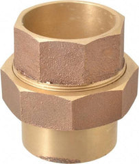 NIBCO - 2-1/2" Cast Copper Pipe Union - C x C, Pressure Fitting - Benchmark Tooling
