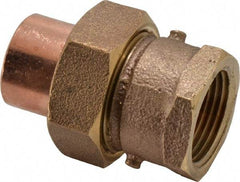 NIBCO - 3/4" Cast Copper Pipe Union - C x F, Pressure Fitting - Benchmark Tooling