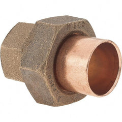 NIBCO - 3/4" Cast Copper Pipe Union - C x C, Pressure Fitting - Benchmark Tooling