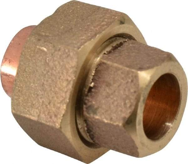 NIBCO - 3/8" Cast Copper Pipe Union - C x C, Pressure Fitting - Benchmark Tooling