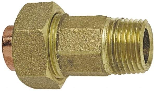 NIBCO - 2-1/2" Cast Copper Pipe Union - C X M, Pressure Fitting - Benchmark Tooling