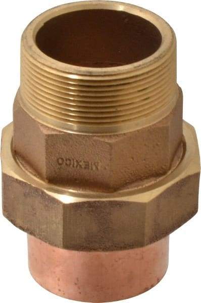 NIBCO - 2" Cast Copper Pipe Union - C X M, Pressure Fitting - Benchmark Tooling