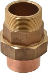 NIBCO - 2" Cast Copper Pipe Union - C X M, Pressure Fitting - Benchmark Tooling