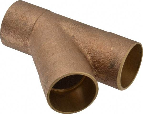 NIBCO - 1-1/4" Cast Copper Pipe 45° Wye - C x C x C, Pressure Fitting - Benchmark Tooling