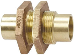 NIBCO - 1-1/2" Cast Copper Pipe Bulkhead - C x C, Pressure Fitting - Benchmark Tooling