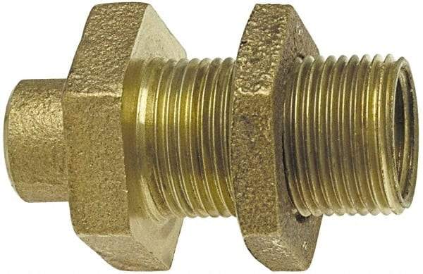 NIBCO - 3/4" Cast Copper Pipe Bulkhead - C x F, Pressure Fitting - Benchmark Tooling