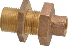 NIBCO - 1/2" Cast Copper Pipe Bulkhead - C x F, Pressure Fitting - Benchmark Tooling
