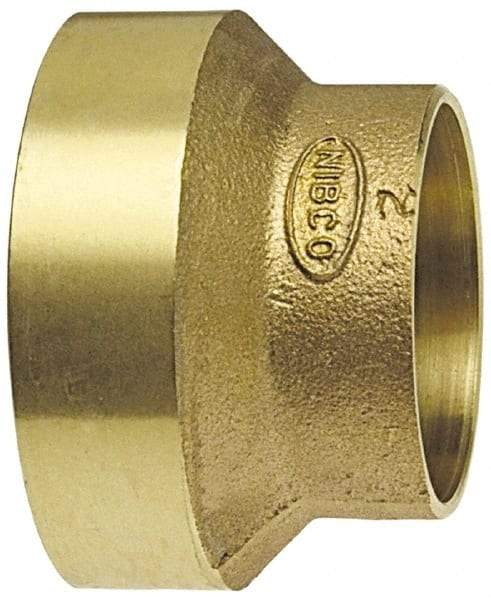 NIBCO - 3 x 1-1/2", Cast Copper Drain, Waste & Vent Pipe External Bushing - FTG x C - Benchmark Tooling