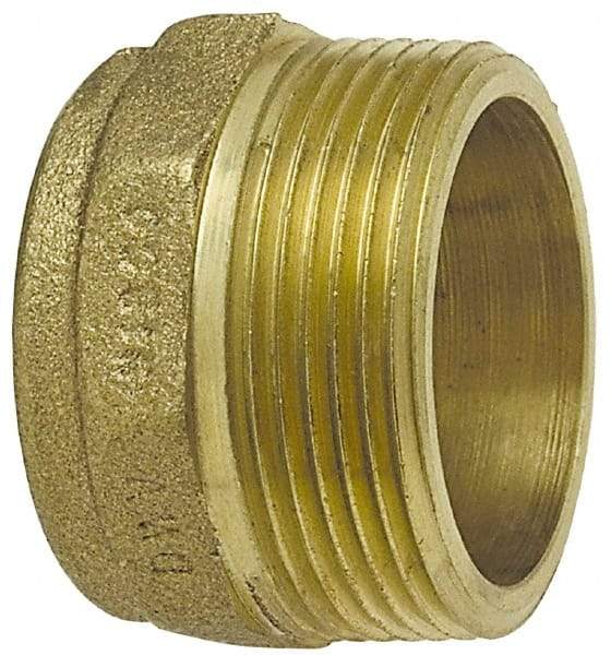 NIBCO - 1-1/2 x 2", Cast Copper Drain, Waste & Vent Pipe Hex Adapter - C x M - Benchmark Tooling