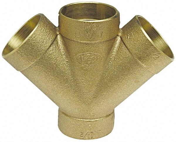 NIBCO - 2", Cast Copper Drain, Waste & Vent Pipe - C x C x C x C - Benchmark Tooling