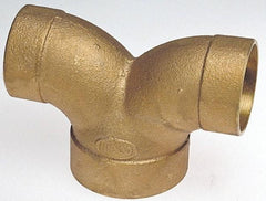 NIBCO - 2 x 1-1/2 x 1-1/2", Cast Copper Drain, Waste & Vent Pipe - C x C x C - Benchmark Tooling