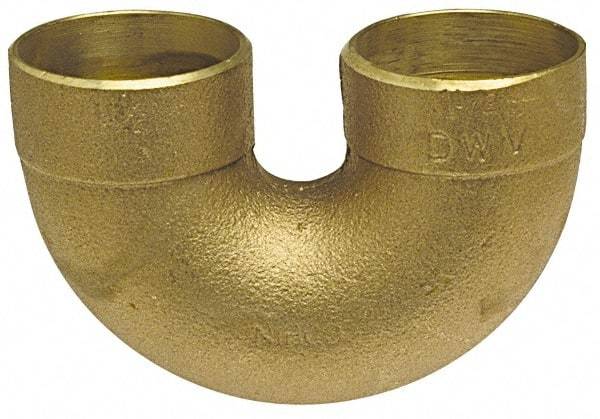 NIBCO - 2 x 1-1/2", Cast Copper Drain, Waste & Vent Pipe Return Bend - C x C - Benchmark Tooling