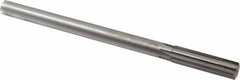 Made in USA - 0.615" Carbide-Tipped 6 Flute Chucking Reamer - Straight Flute, 9/16" Straight Shank, 2-1/4" Flute Length, 9" OAL - Benchmark Tooling