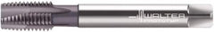 Walter-Prototyp - 7/16-20 UNF, 4 Flute, TiCN Finish, Powdered Metal Spiral Point Tap - Plug Chamfer, Right Hand Thread, 3-5/32" OAL, 22mm Thread Length, 8.2mm Shank Diam, 3B Class of Fit, Series A2325766 - Exact Industrial Supply