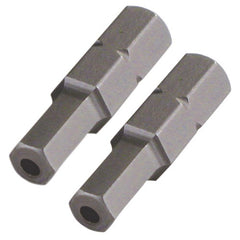 Security Hex Insert Bit 3.0 × 25mm (2 Bit Pack) - Benchmark Tooling
