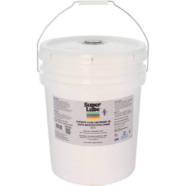 Synco Chemical - 5 Gal Pail Synthetic Lubricant - Translucent, -40°F to 500°F, Food Grade - Benchmark Tooling