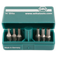 Security Hex Bit PokitPak Inch Set Includes: 3/32, 7/64, 1/8, 9/64, 5/32, 3/16 - Benchmark Tooling
