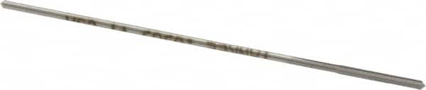 Made in USA - 0.0565" High Speed Steel 4 Flute Chucking Reamer - Straight Flute, 0.051" Straight Shank, 1/2" Flute Length, 2-1/2" OAL - Benchmark Tooling