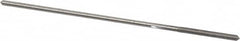 Made in USA - 0.0745" High Speed Steel 4 Flute Chucking Reamer - Straight Flute, 0.066" Straight Shank, 3/4" Flute Length, 3" OAL - Benchmark Tooling