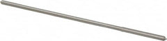 Made in USA - 0.0875" High Speed Steel 4 Flute Chucking Reamer - Straight Flute, 0.081" Straight Shank, 3/4" Flute Length, 3" OAL - Benchmark Tooling