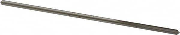 Made in USA - 0.091" High Speed Steel 4 Flute Chucking Reamer - Straight Flute, 0.081" Straight Shank, 3/4" Flute Length, 3" OAL - Benchmark Tooling