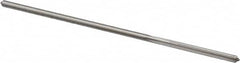 Made in USA - 0.092" High Speed Steel 4 Flute Chucking Reamer - Straight Flute, 0.081" Straight Shank, 3/4" Flute Length, 3" OAL - Benchmark Tooling