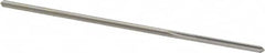 Made in USA - 0.1" High Speed Steel 4 Flute Chucking Reamer - Straight Flute, 0.0928" Straight Shank, 7/8" Flute Length, 3-1/2" OAL - Benchmark Tooling