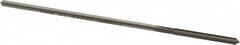 Made in USA - 0.101" High Speed Steel 4 Flute Chucking Reamer - Straight Flute, 0.0928" Straight Shank, 7/8" Flute Length, 3-1/2" OAL - Benchmark Tooling