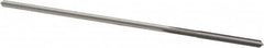 Made in USA - 0.1035" High Speed Steel 4 Flute Chucking Reamer - Straight Flute, 0.095" Straight Shank, 7/8" Flute Length, 3-1/2" OAL - Benchmark Tooling