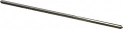 Made in USA - 0.1055" High Speed Steel 4 Flute Chucking Reamer - Straight Flute, 0.095" Straight Shank, 7/8" Flute Length, 3-1/2" OAL - Benchmark Tooling
