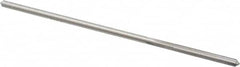 Made in USA - 0.1075" High Speed Steel 4 Flute Chucking Reamer - Straight Flute, 0.103" Straight Shank, 7/8" Flute Length, 3-1/2" OAL - Benchmark Tooling