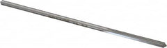 Made in USA - 0.1125" High Speed Steel 4 Flute Chucking Reamer - Straight Flute, 0.1055" Straight Shank, 7/8" Flute Length, 3-1/2" OAL - Benchmark Tooling