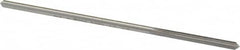 Made in USA - 0.1175" High Speed Steel 4 Flute Chucking Reamer - Straight Flute, 0.112" Straight Shank, 7/8" Flute Length, 3-1/2" OAL - Benchmark Tooling