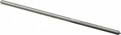 Made in USA - 0.1205" High Speed Steel 4 Flute Chucking Reamer - Straight Flute, 0.112" Straight Shank, 7/8" Flute Length, 3-1/2" OAL - Benchmark Tooling