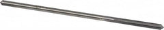 Made in USA - 0.121" High Speed Steel 4 Flute Chucking Reamer - Straight Flute, 0.112" Straight Shank, 7/8" Flute Length, 3-1/2" OAL - Benchmark Tooling