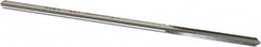 Made in USA - 0.1395" High Speed Steel 4 Flute Chucking Reamer - Straight Flute, 0.135" Straight Shank, 1" Flute Length, 4" OAL - Benchmark Tooling