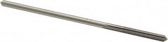 Made in USA - 5/32" High Speed Steel 4 Flute Chucking Reamer - Straight Flute, 0.151" Straight Shank, 1" Flute Length, 4" OAL - Benchmark Tooling