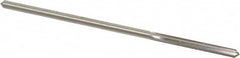 Made in USA - 0.164" High Speed Steel 6 Flute Chucking Reamer - Straight Flute, 0.153" Straight Shank, 1-1/8" Flute Length, 4-1/2" OAL - Benchmark Tooling