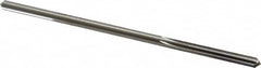 Made in USA - 0.17" High Speed Steel 6 Flute Chucking Reamer - Straight Flute, 0.1595" Straight Shank, 1-1/8" Flute Length, 4-1/2" OAL - Benchmark Tooling